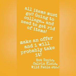 CLOSET CLEAR OUT!!! 😱😱😱